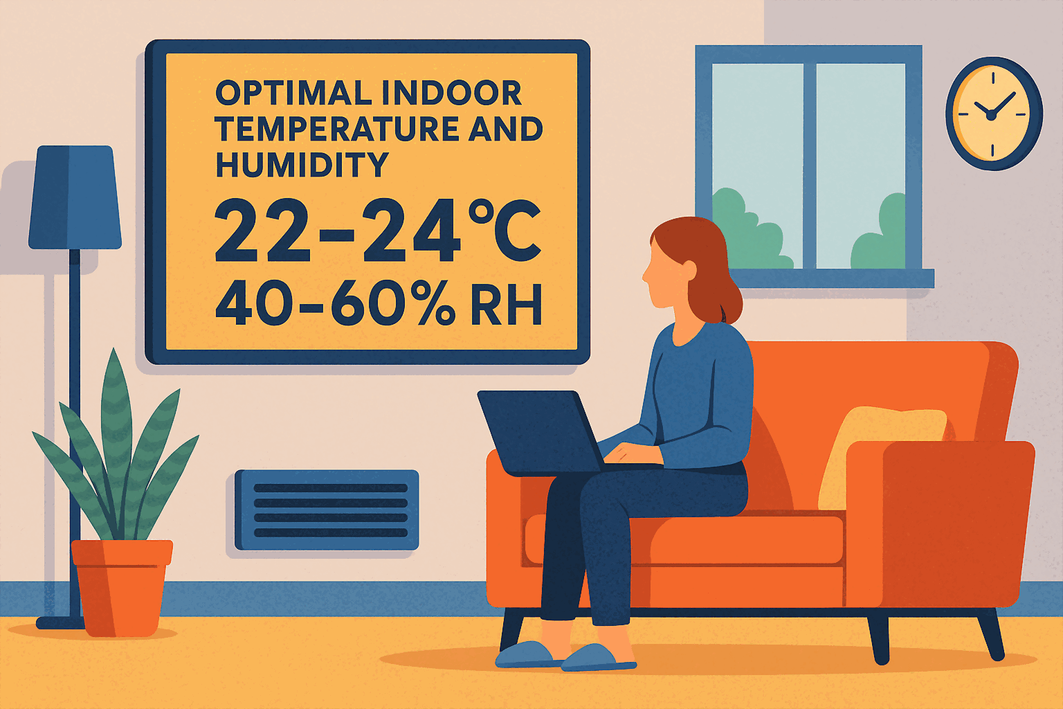 Optimal Indoor Temperature and Humidity: A Scientific Approach