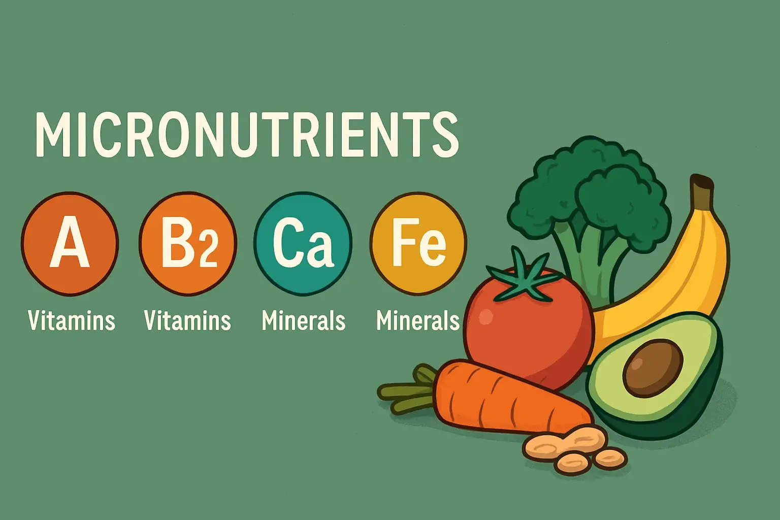 Micronutrients and Micronutrition: A Comprehensive Guide to Types, Benefits, Sources, Deficiencies, and Practical Application