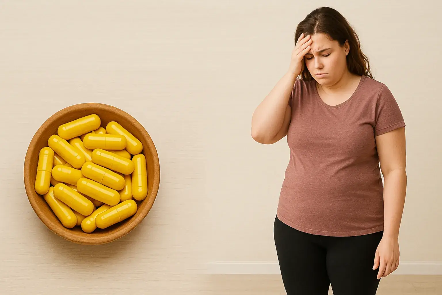 obese woman berberine worries