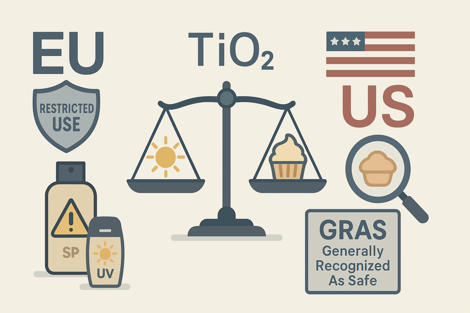 Titanium dioxide regulatory EU/US